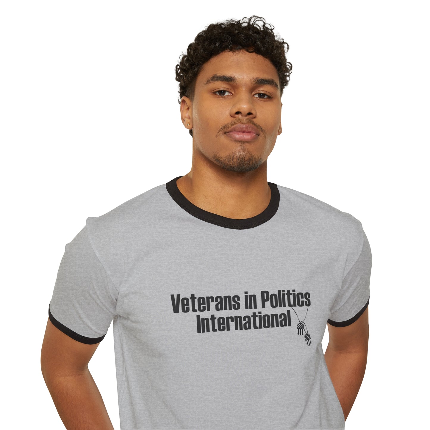 VIPI Unisex Cotton Ringer T-Shirt