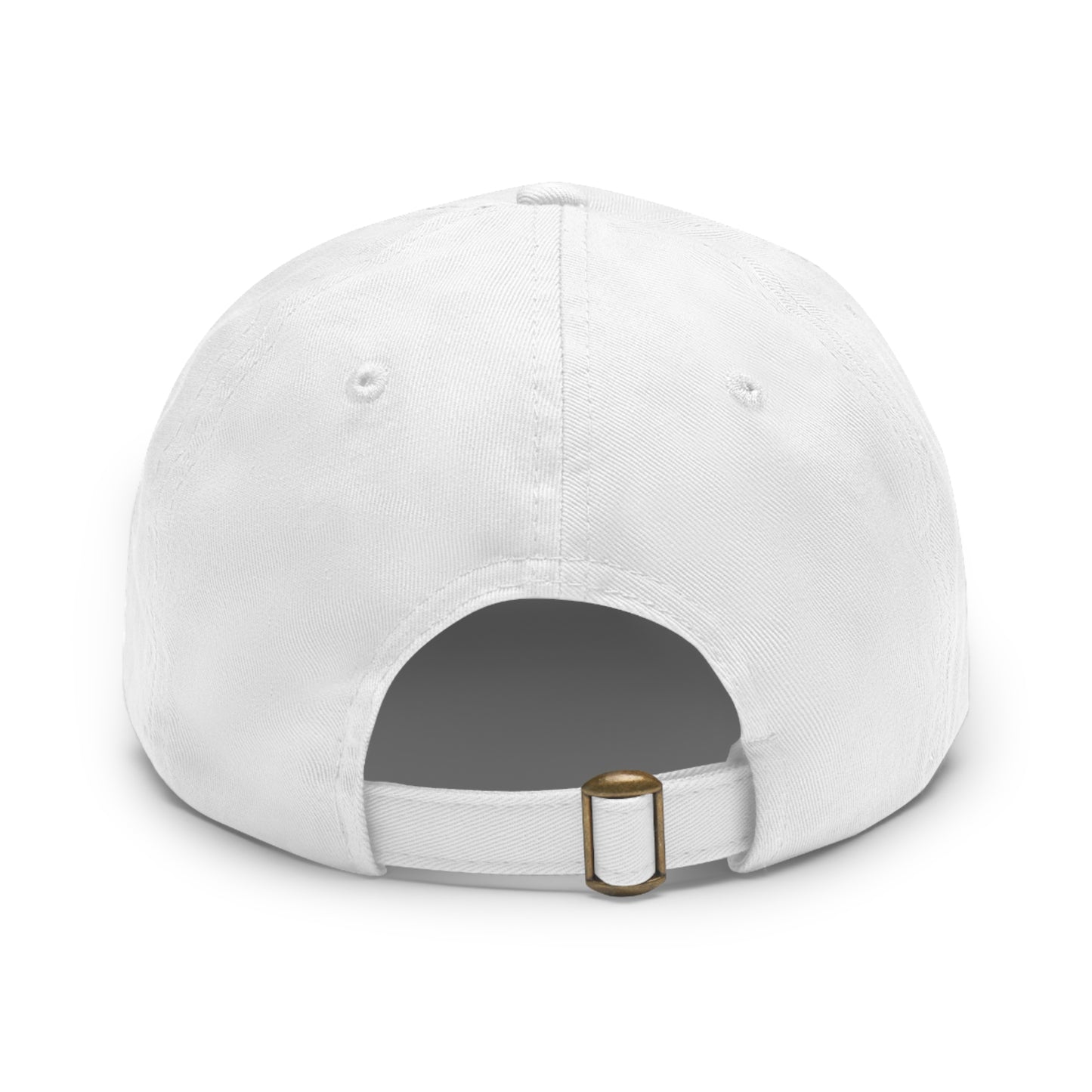 Hat with Round Leather Patch