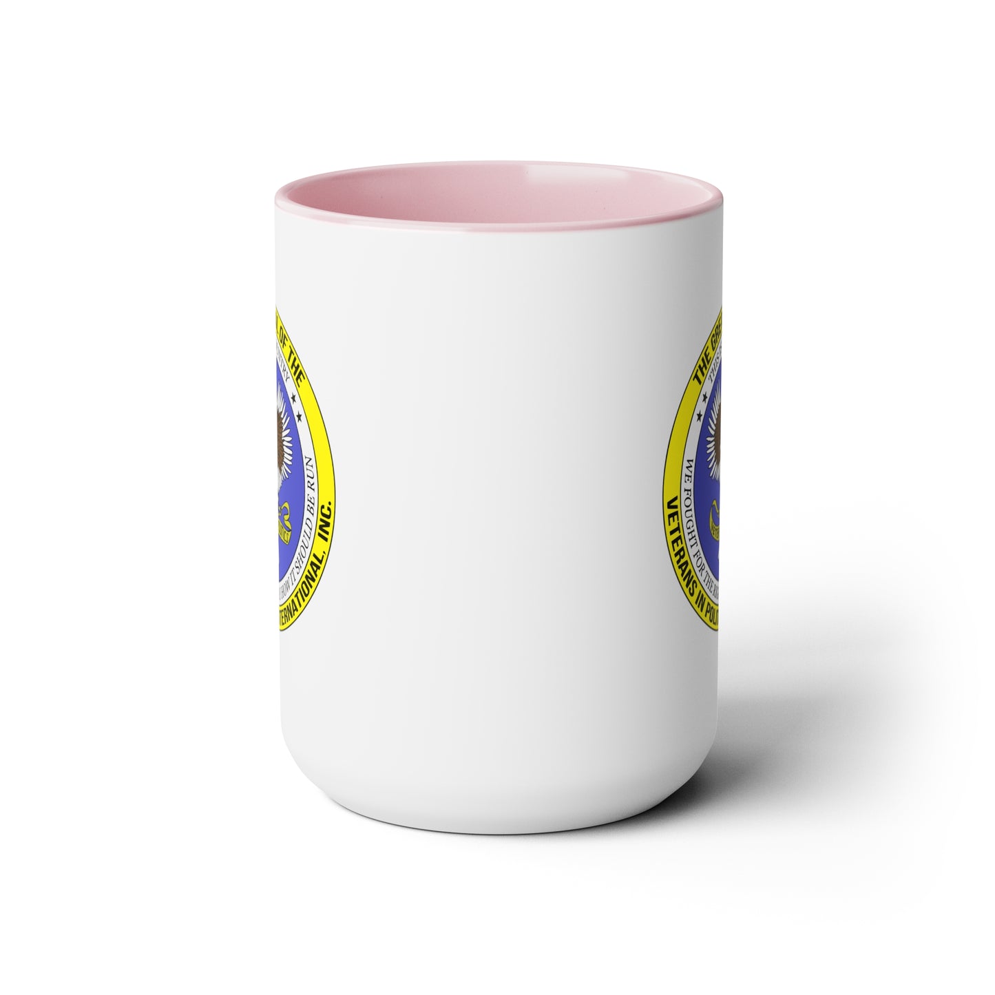 VIPI Two-Tone Coffee Mugs, 15oz