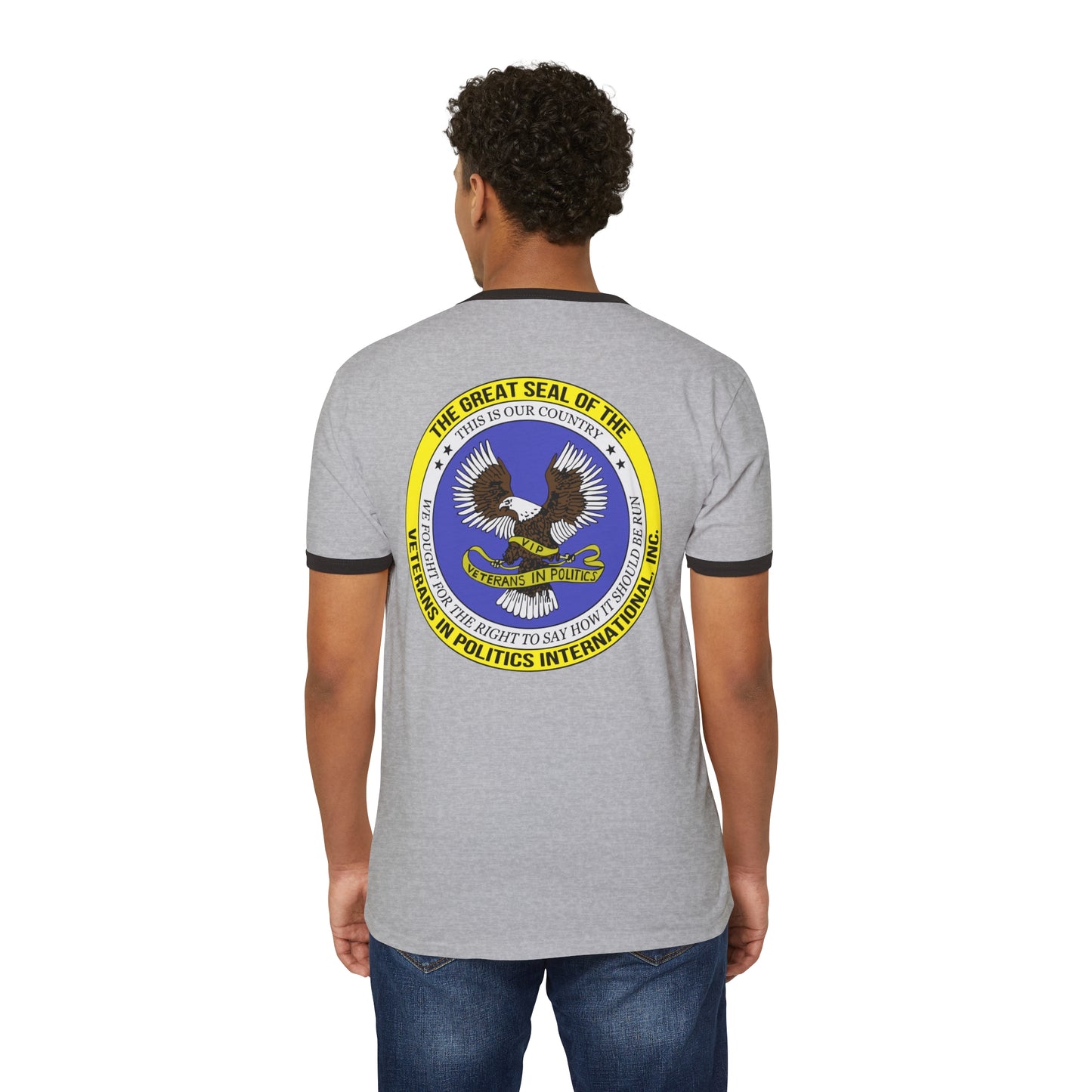 VIPI Unisex Cotton Ringer T-Shirt