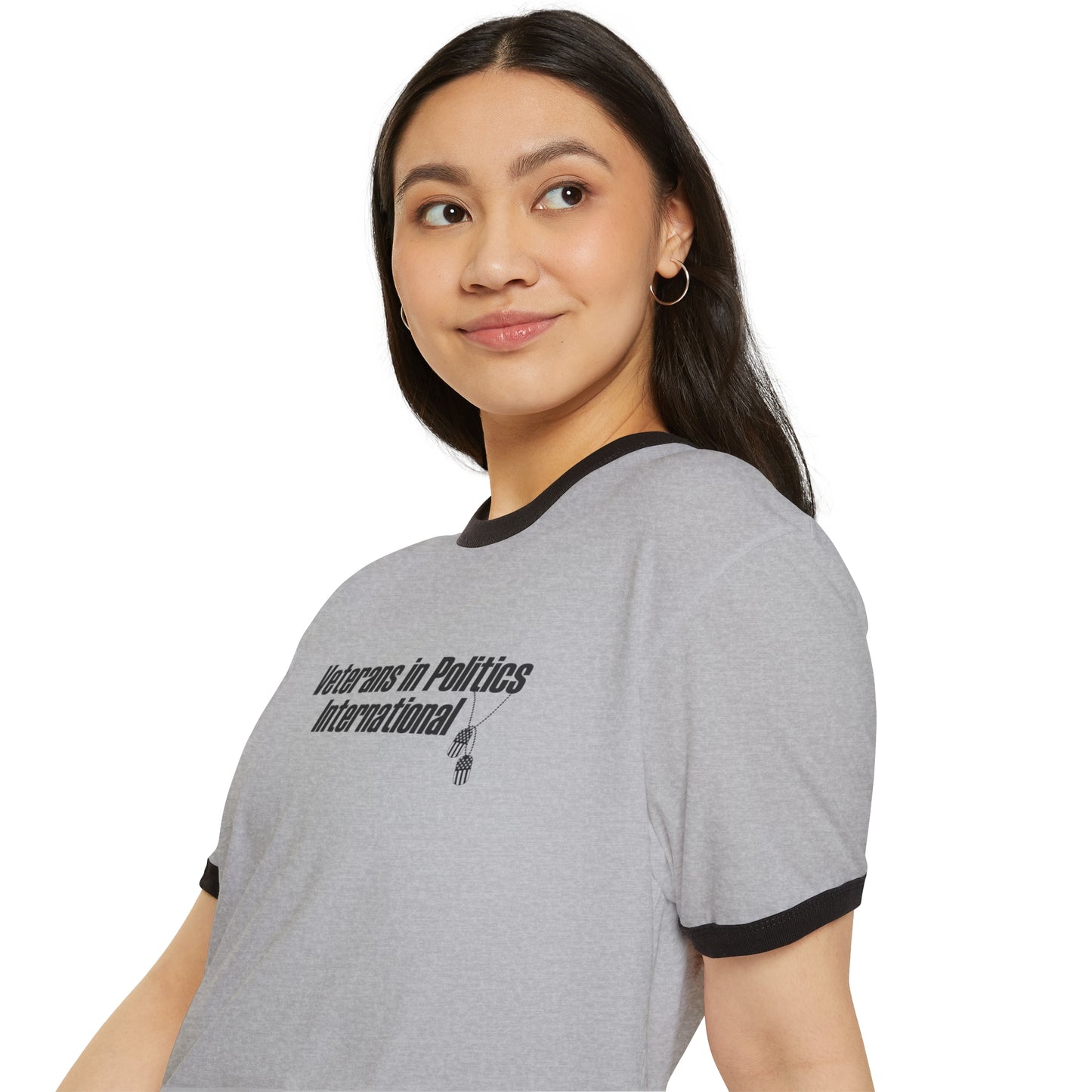 VIPI Unisex Cotton Ringer T-Shirt