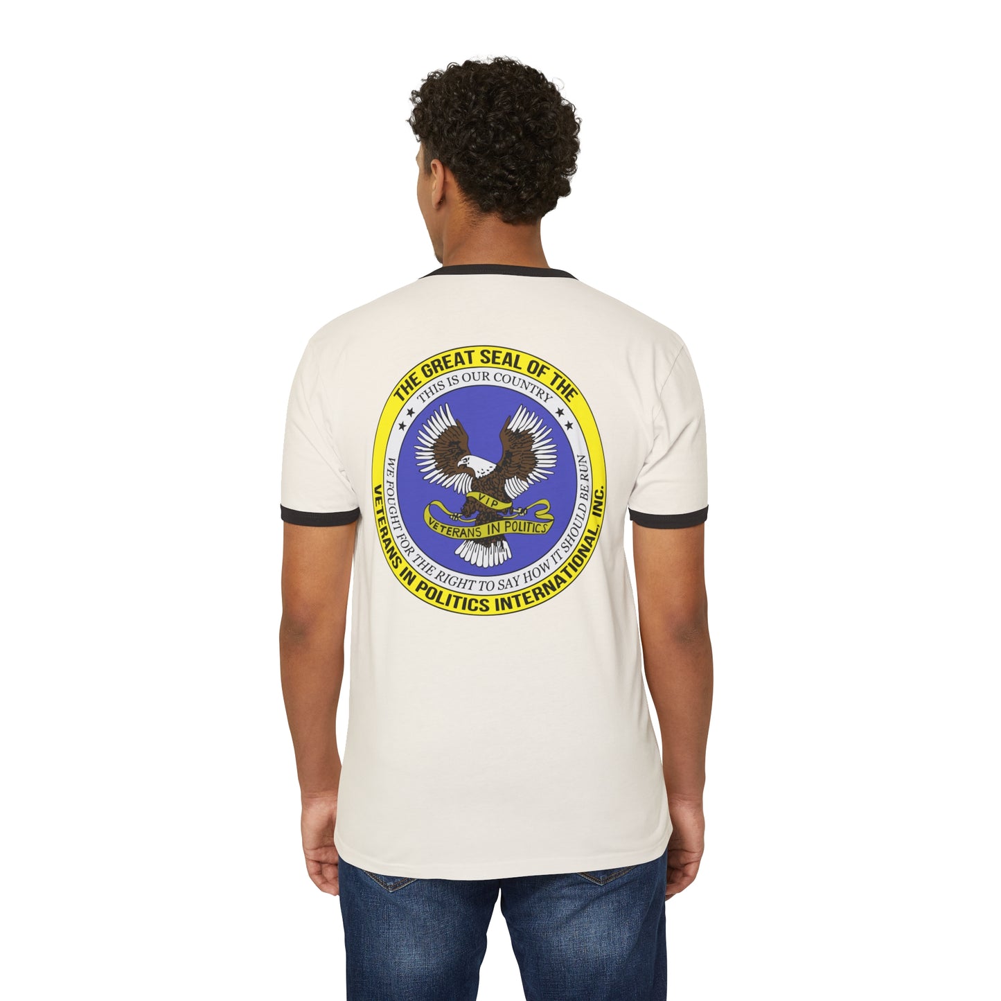 VIPI Unisex Cotton Ringer T-Shirt
