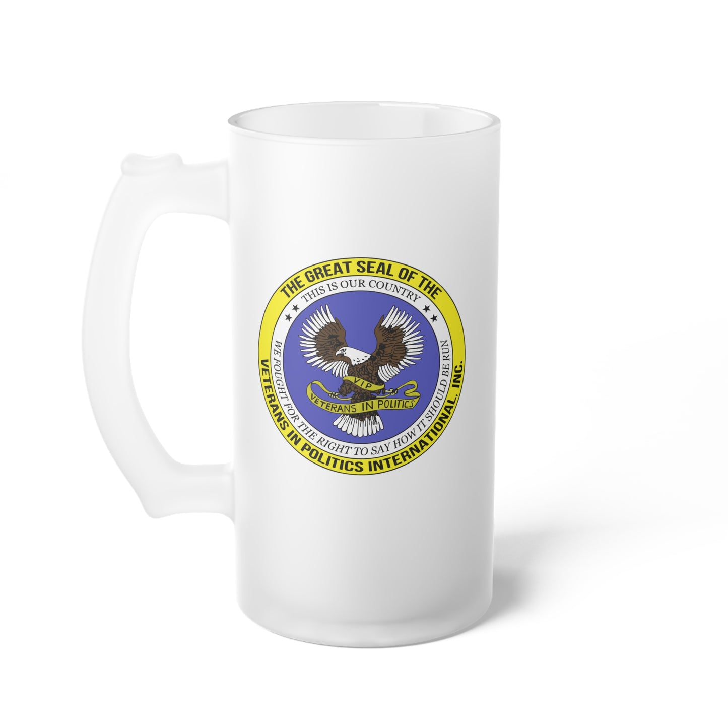 VIPI Frosted Glass Beer Mug