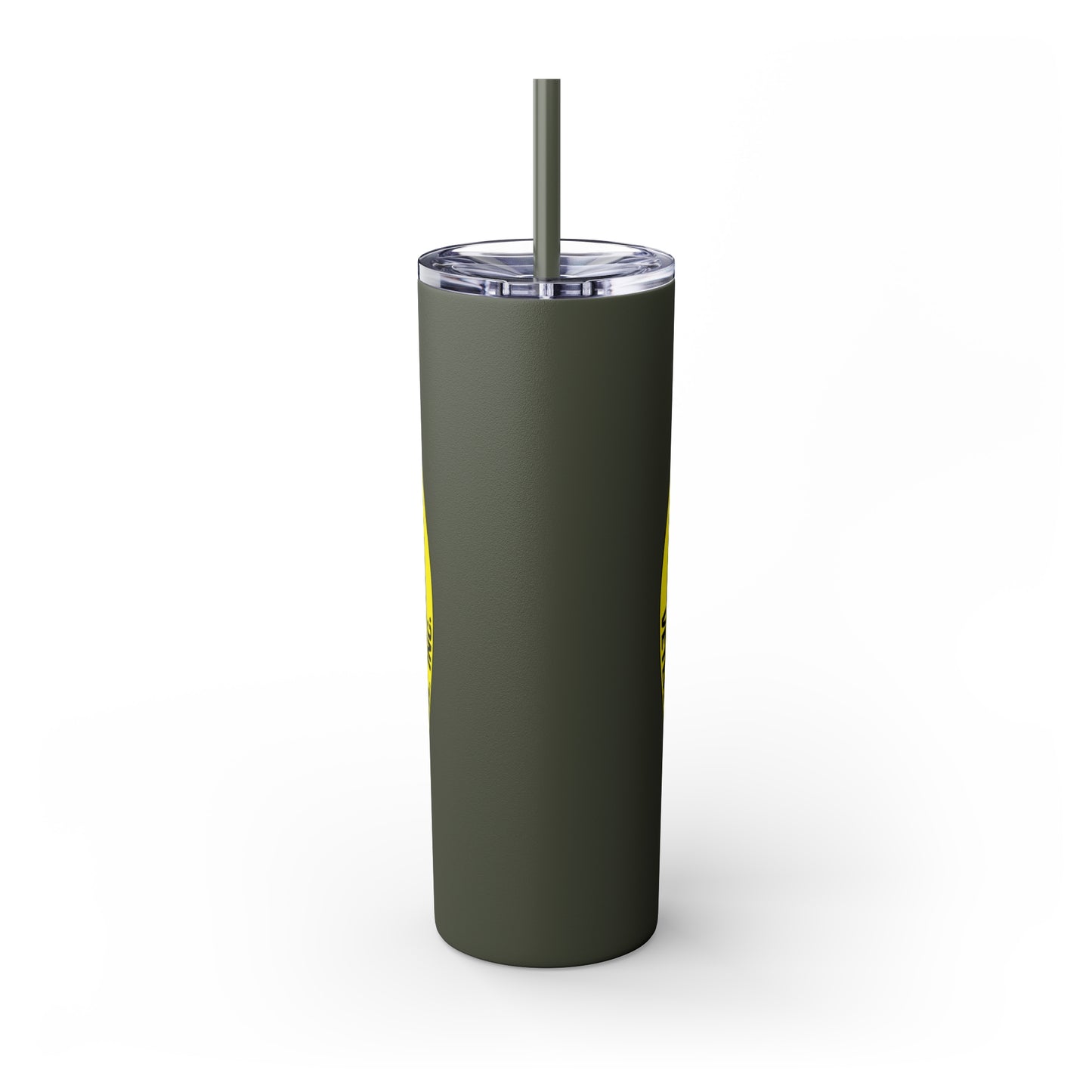 VIPI Skinny Tumbler with Straw, 20oz