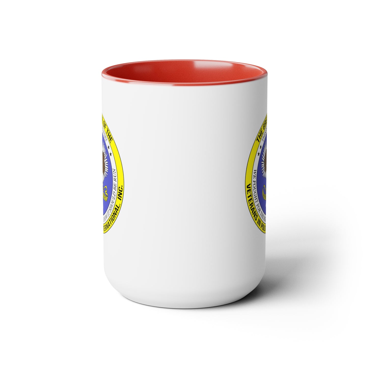 VIPI Two-Tone Coffee Mugs, 15oz