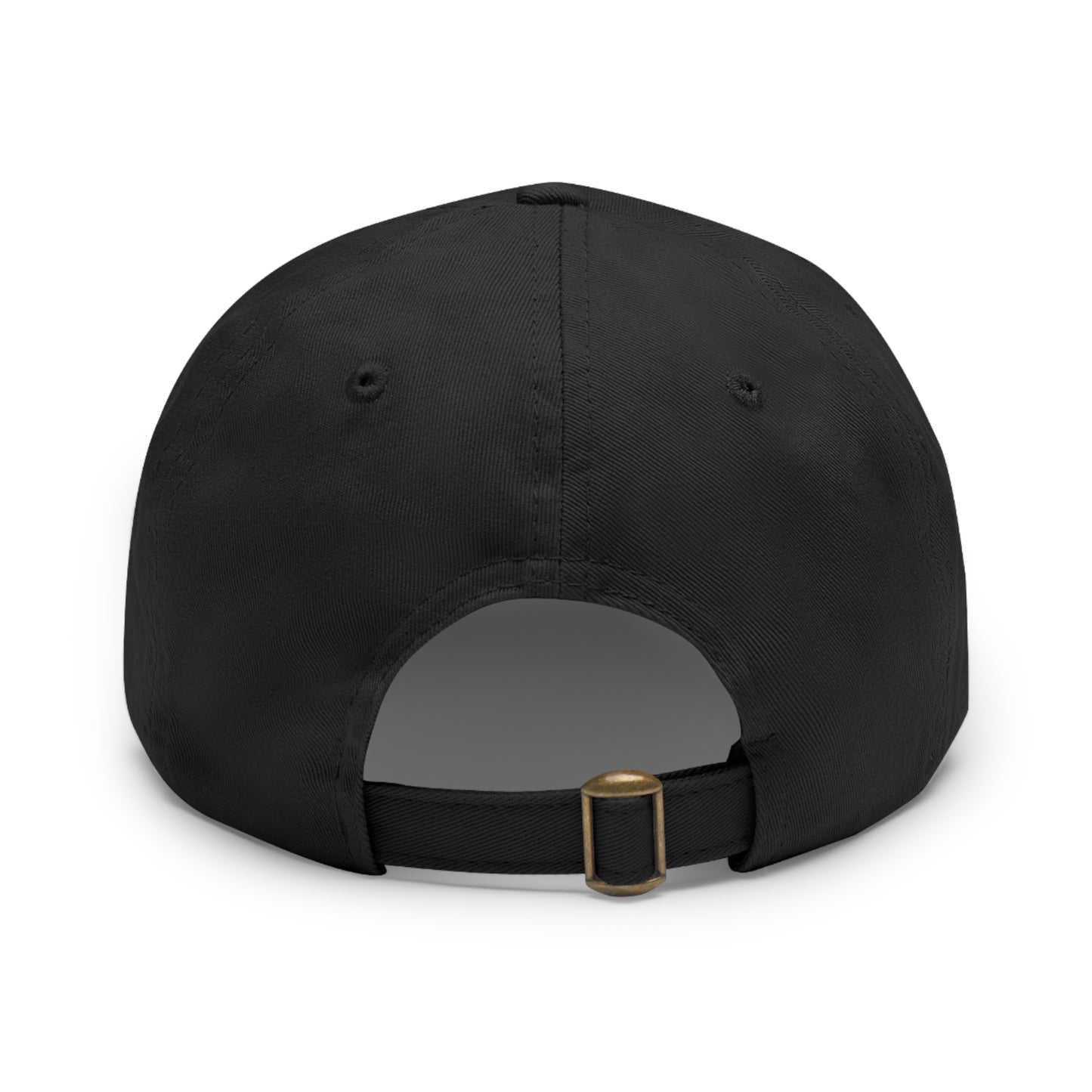 Hat with Round Leather Patch