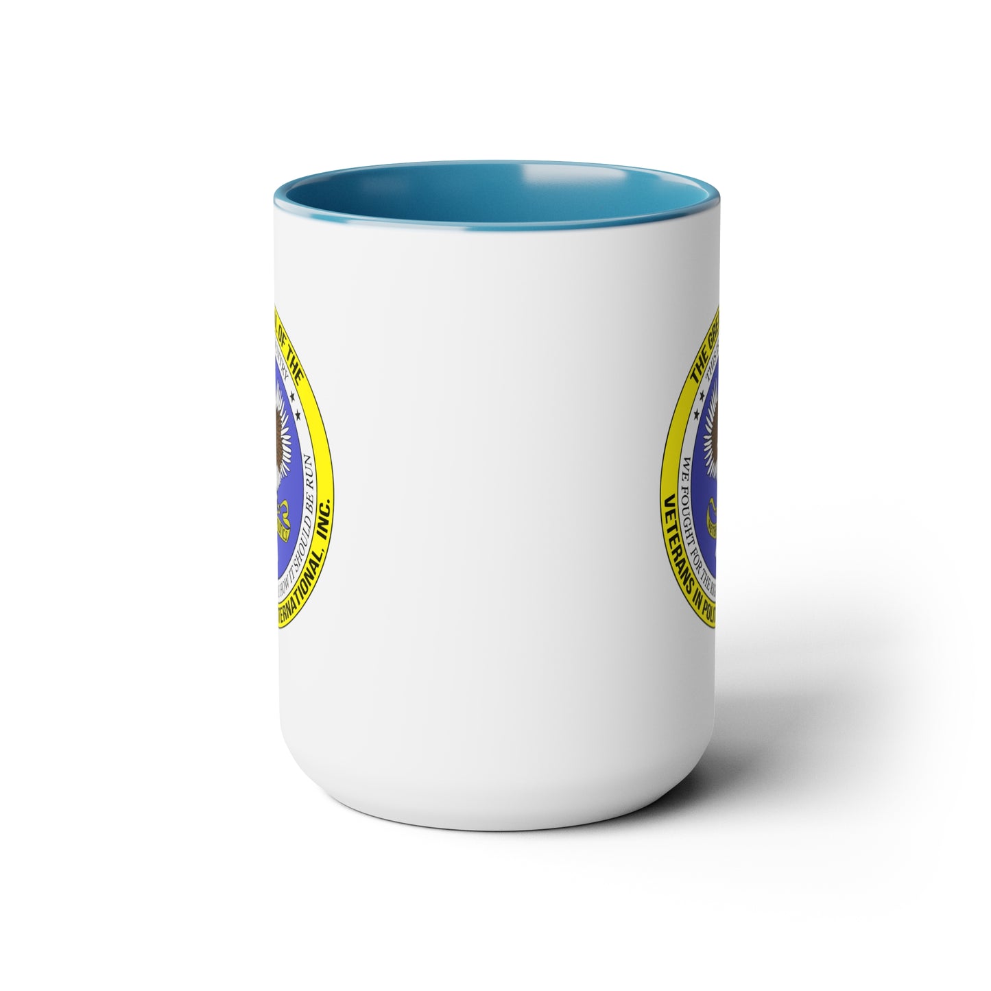 VIPI Two-Tone Coffee Mugs, 15oz
