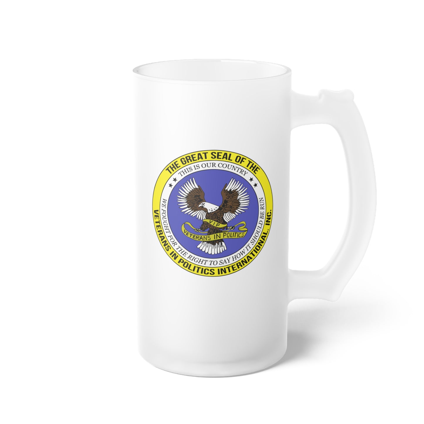 VIPI Frosted Glass Beer Mug