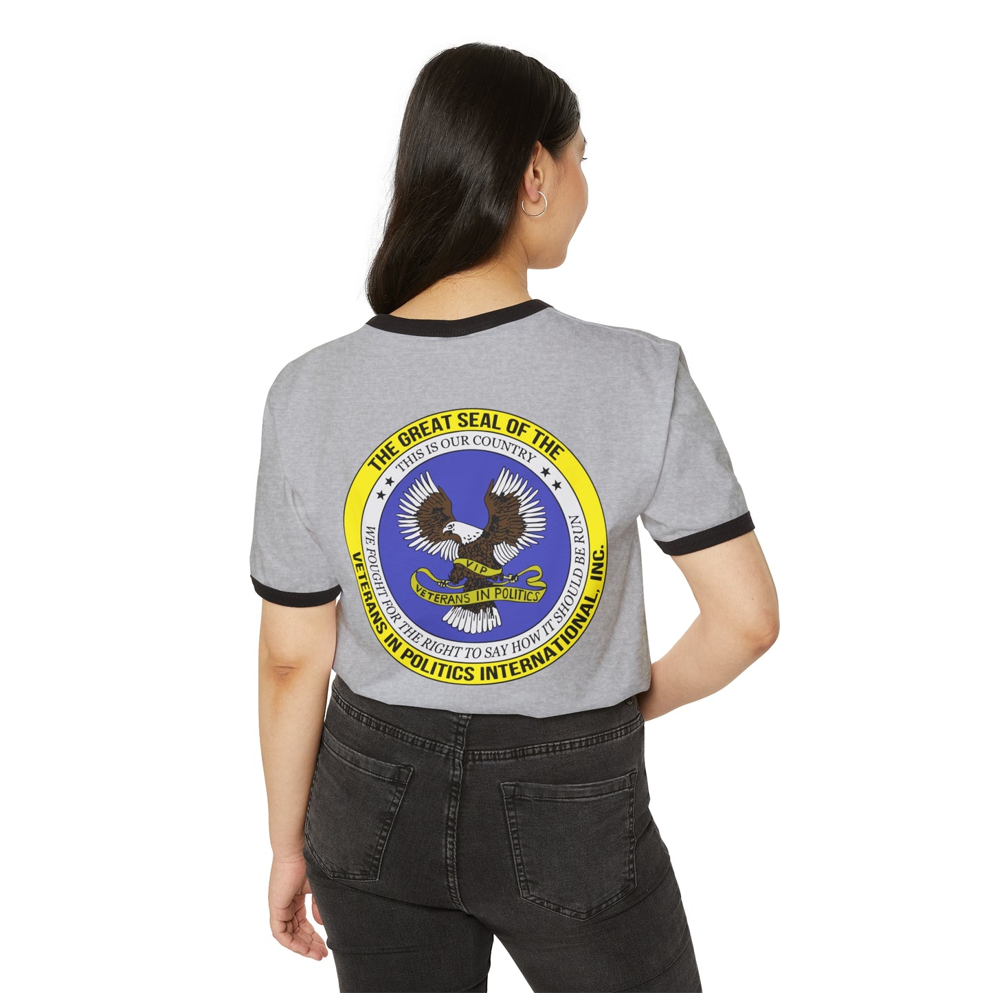 VIPI Unisex Cotton Ringer T-Shirt