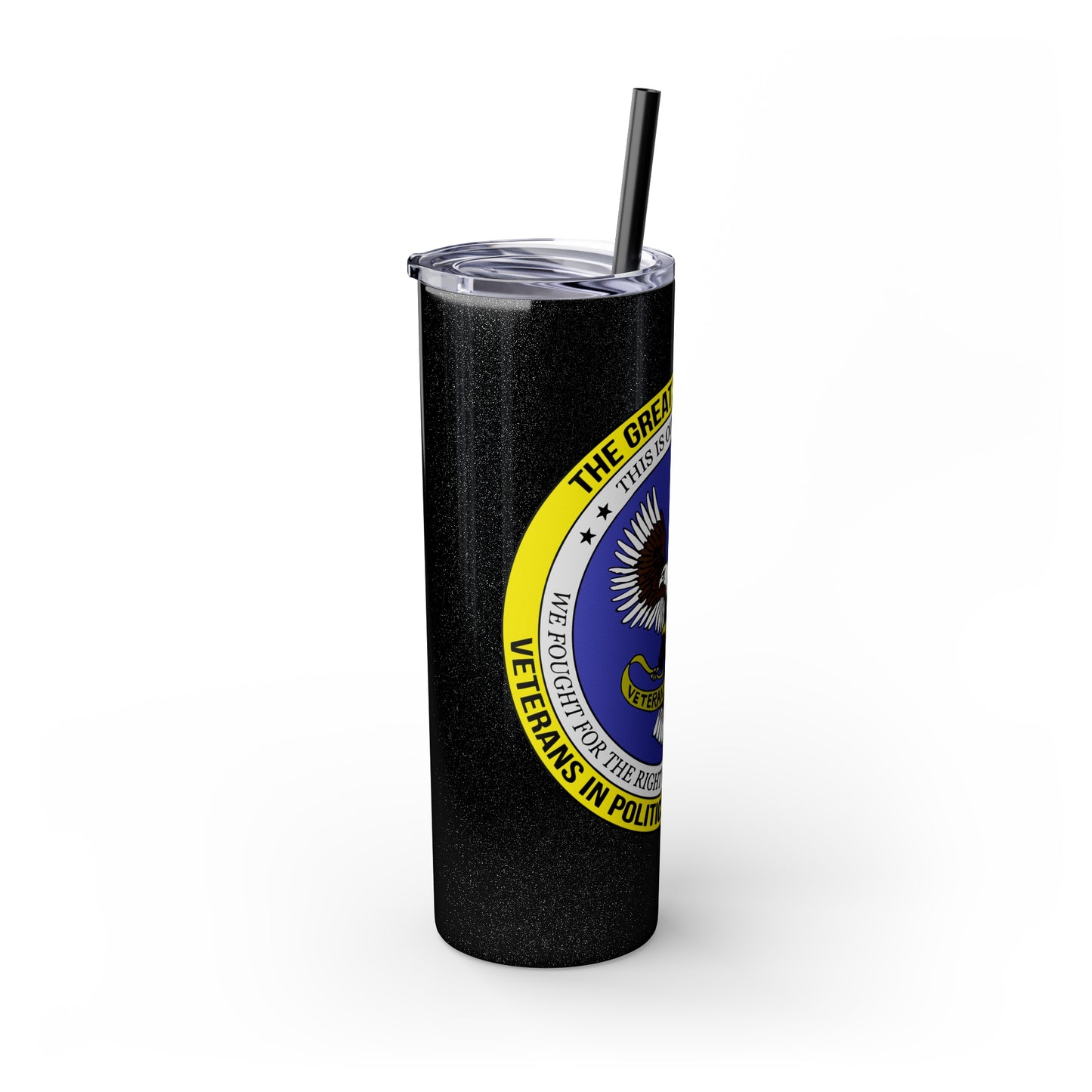 VIPI Skinny Tumbler with Straw, 20oz