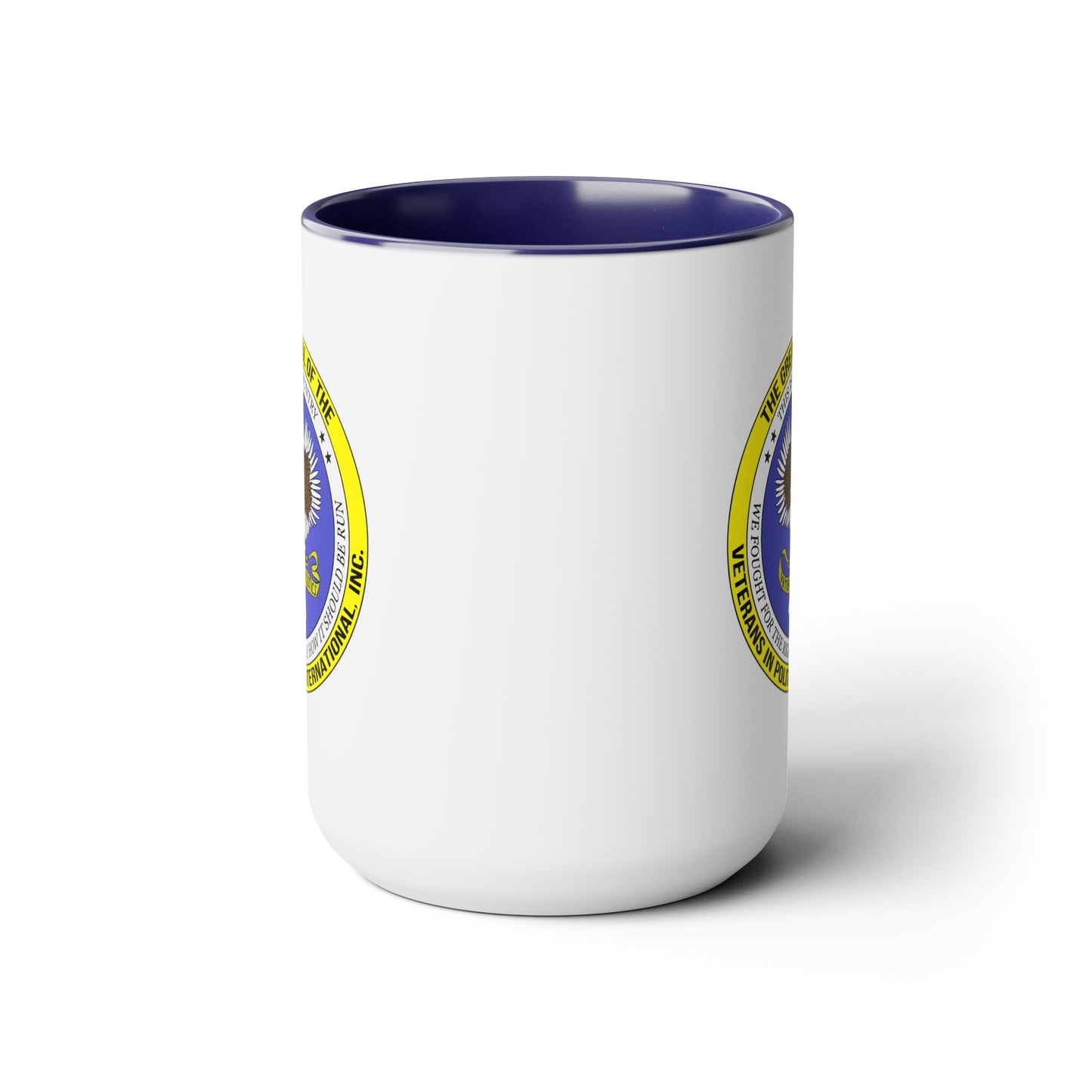 VIPI Two-Tone Coffee Mugs, 15oz