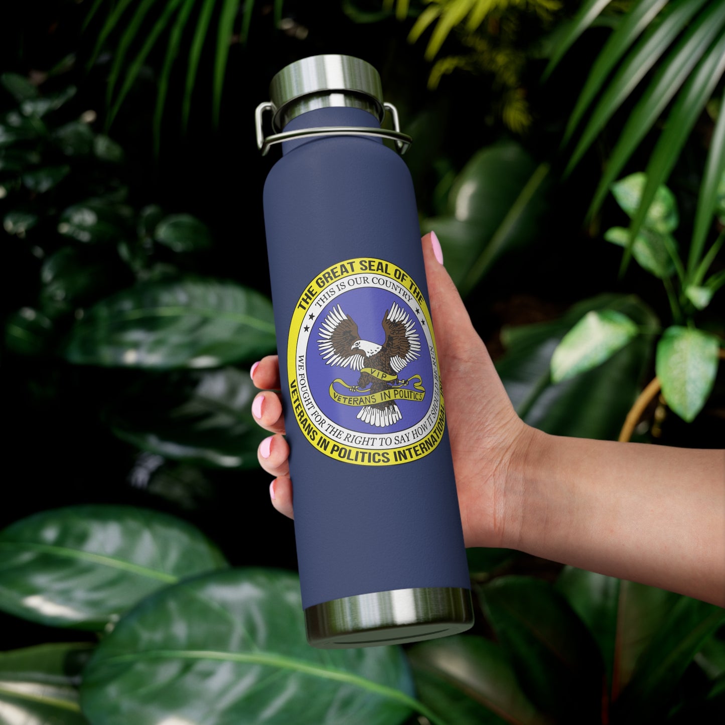 VIPI Copper Vacuum Insulated Bottle, 22oz