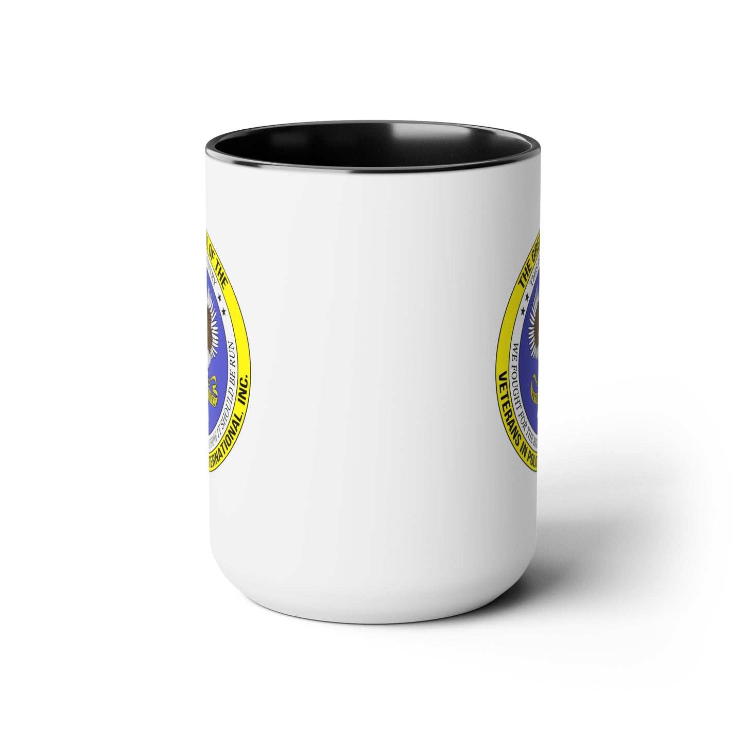 VIPI Two-Tone Coffee Mugs, 15oz