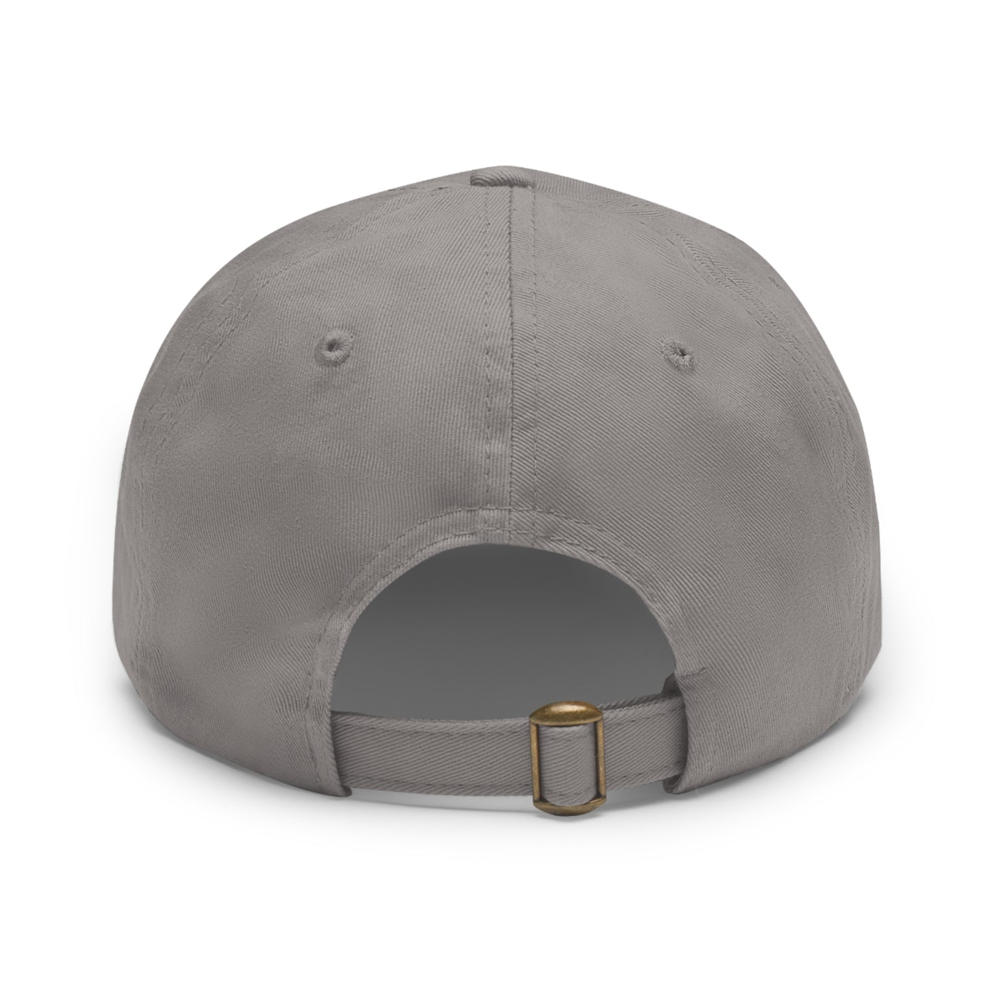 Hat with Round Leather Patch