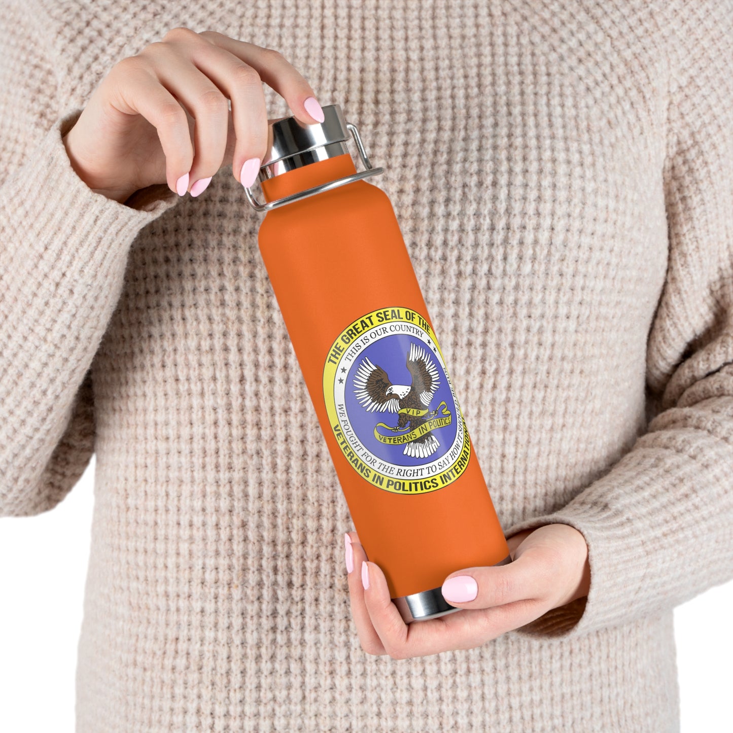VIPI Copper Vacuum Insulated Bottle, 22oz