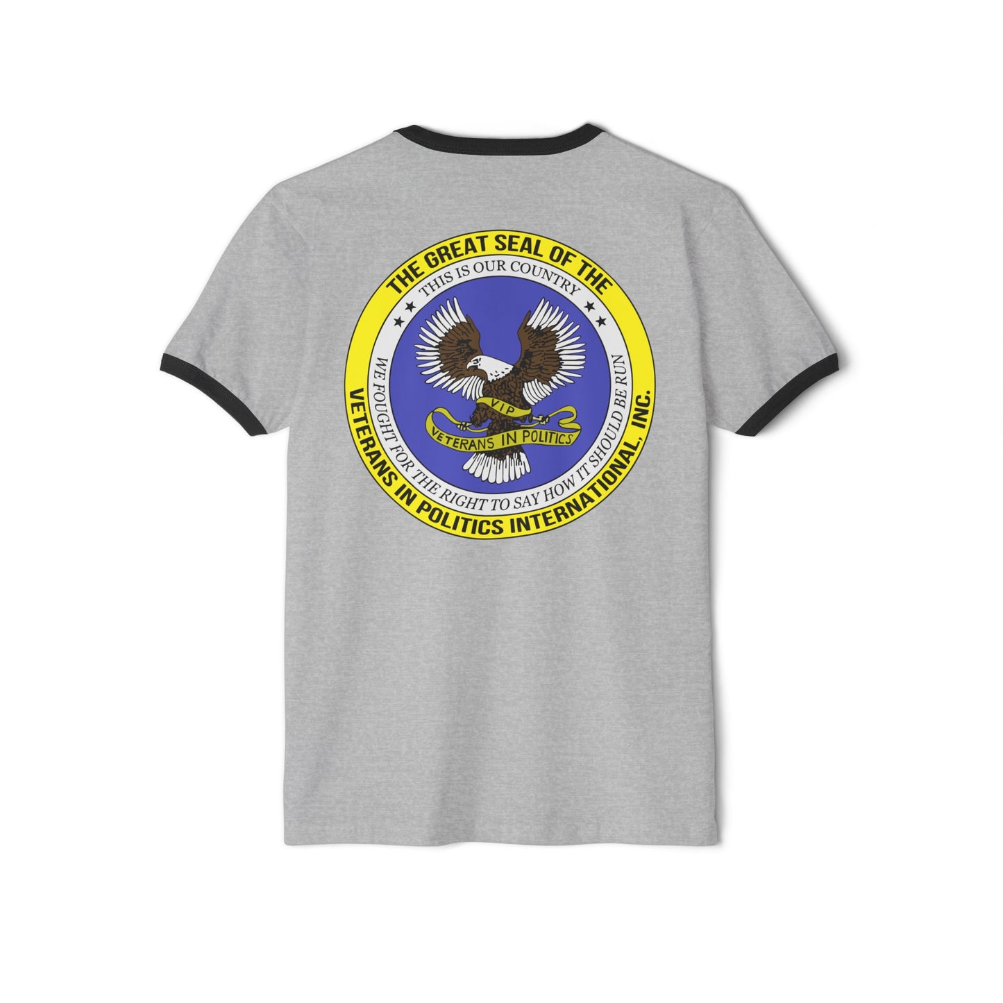 VIPI Unisex Cotton Ringer T-Shirt
