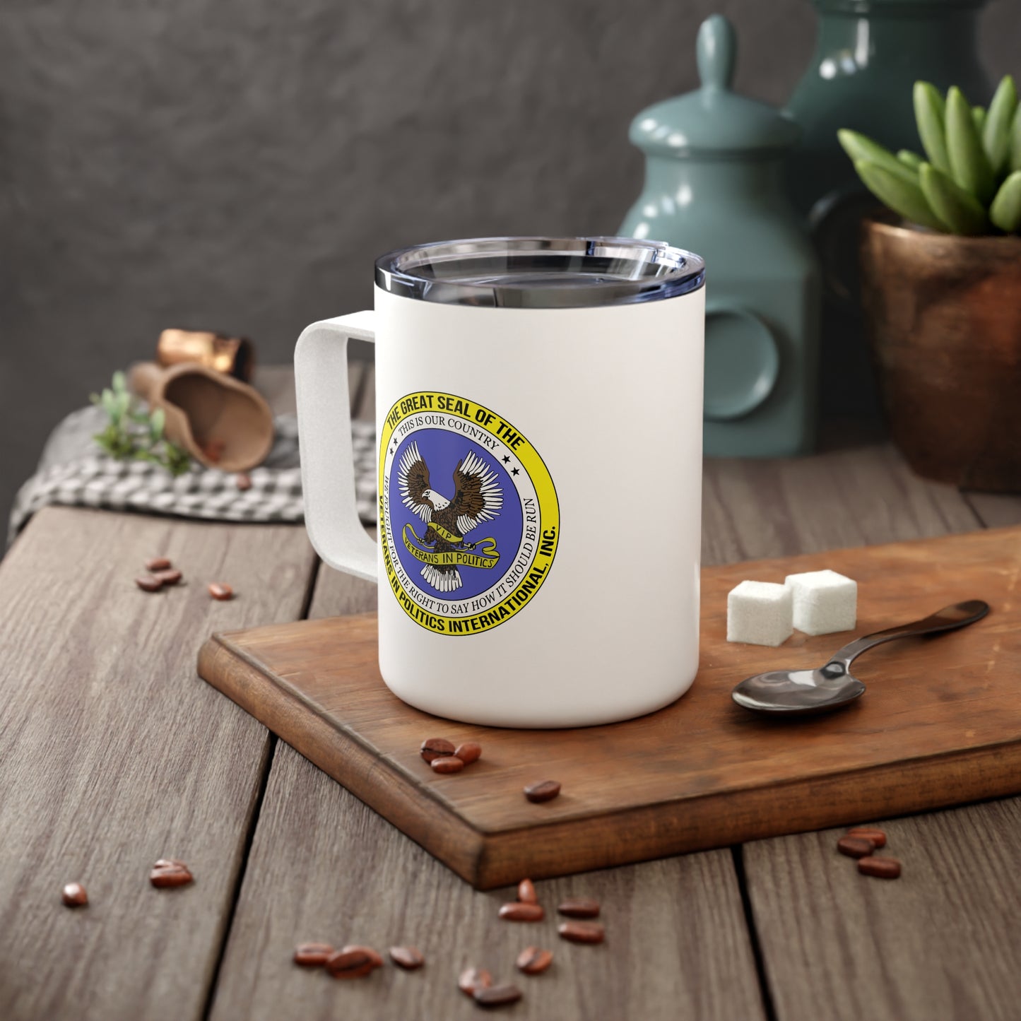 VIPI Insulated Coffee Mug, 10oz