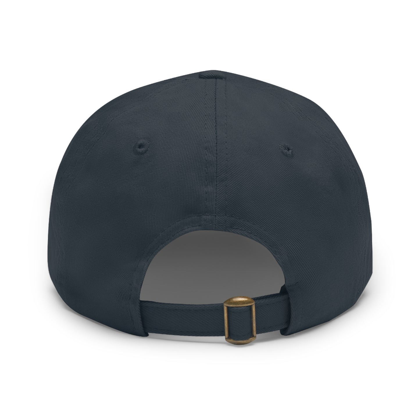 Hat with Round Leather Patch