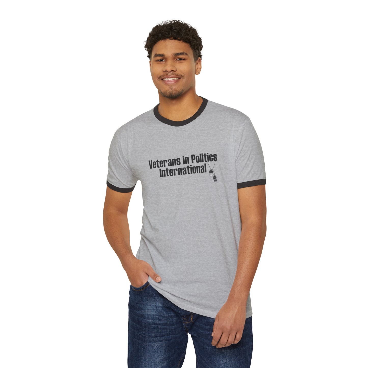 VIPI Unisex Cotton Ringer T-Shirt