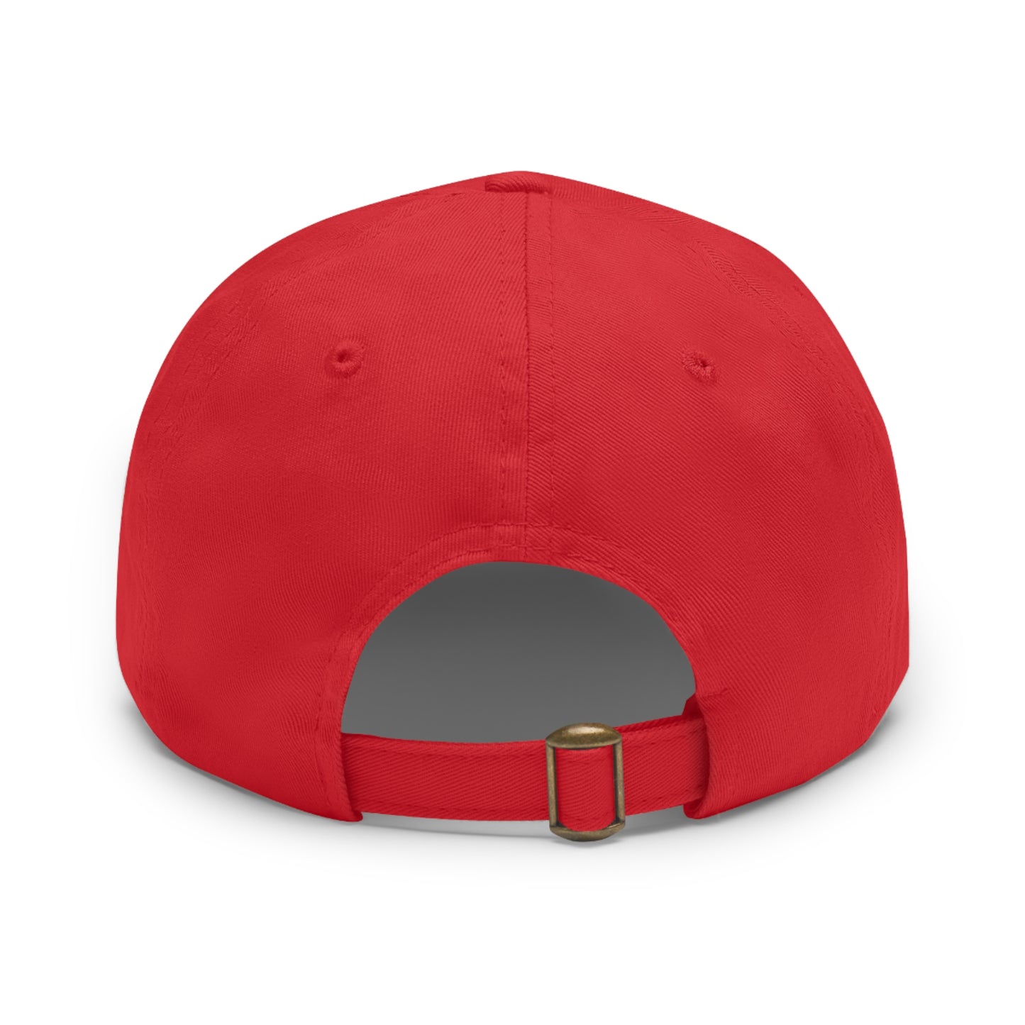 Hat with Round Leather Patch