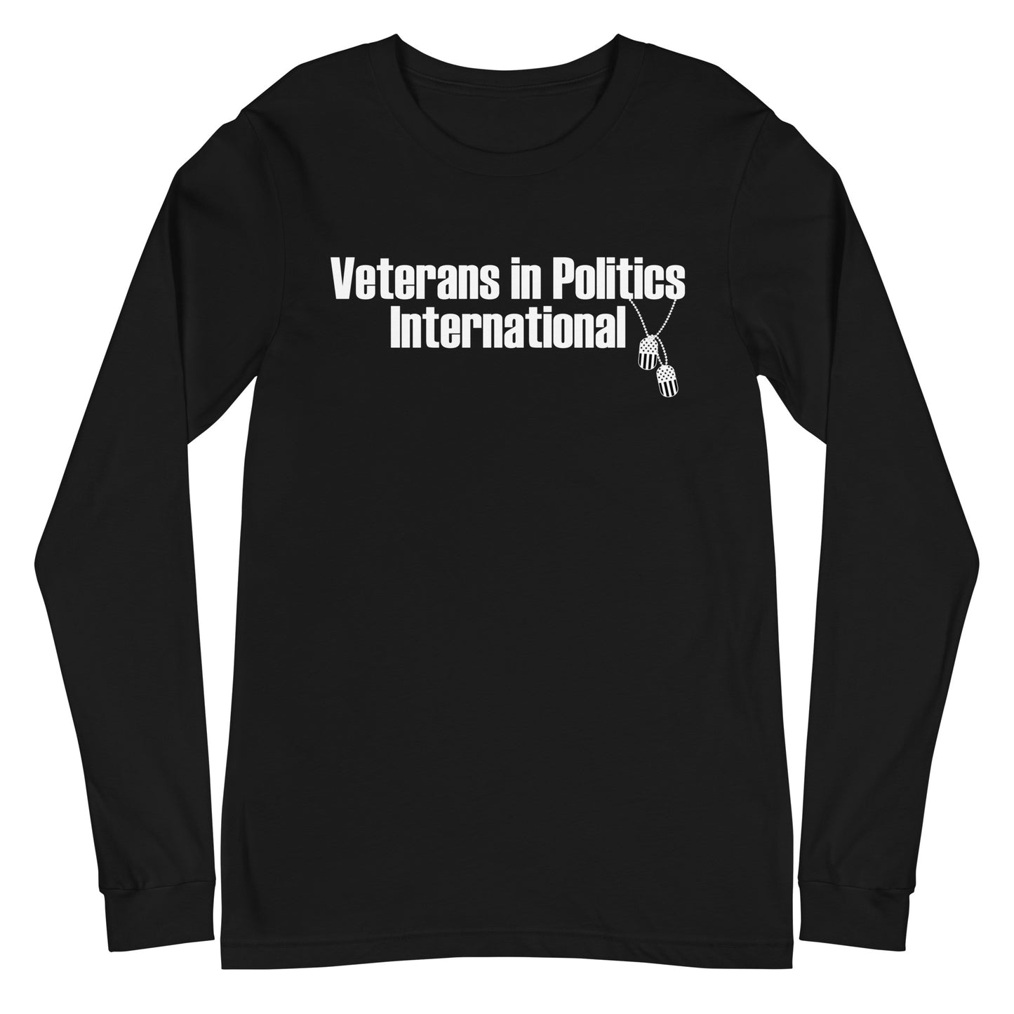 VIPI Unisex Long Sleeve Tee (White)