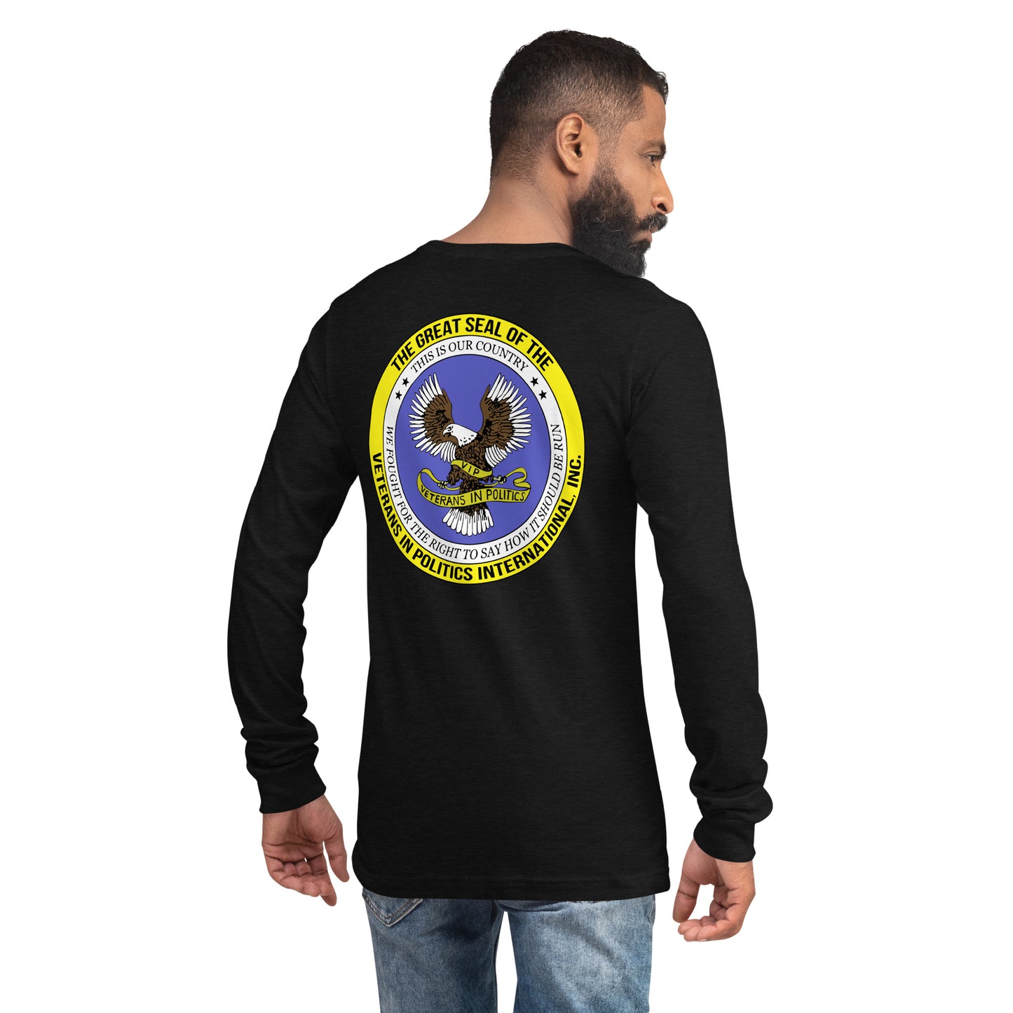 VIPI Unisex Long Sleeve Tee (White)
