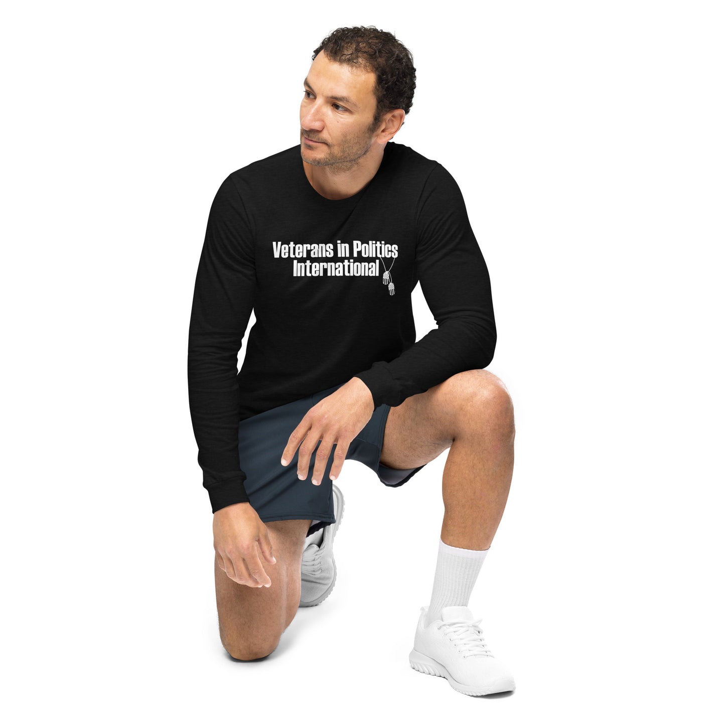 VIPI Unisex Long Sleeve Tee (White)