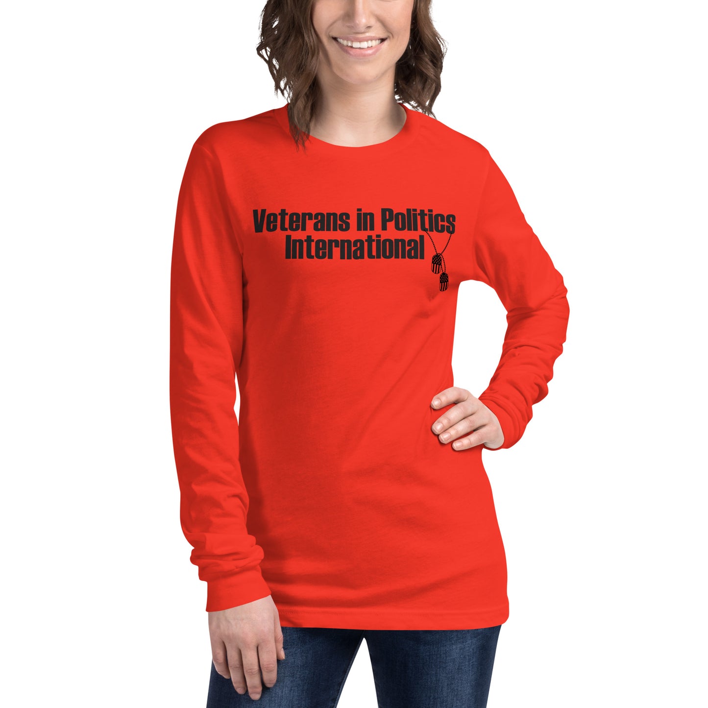 VIPI Unisex Long Sleeve Tee (Black)