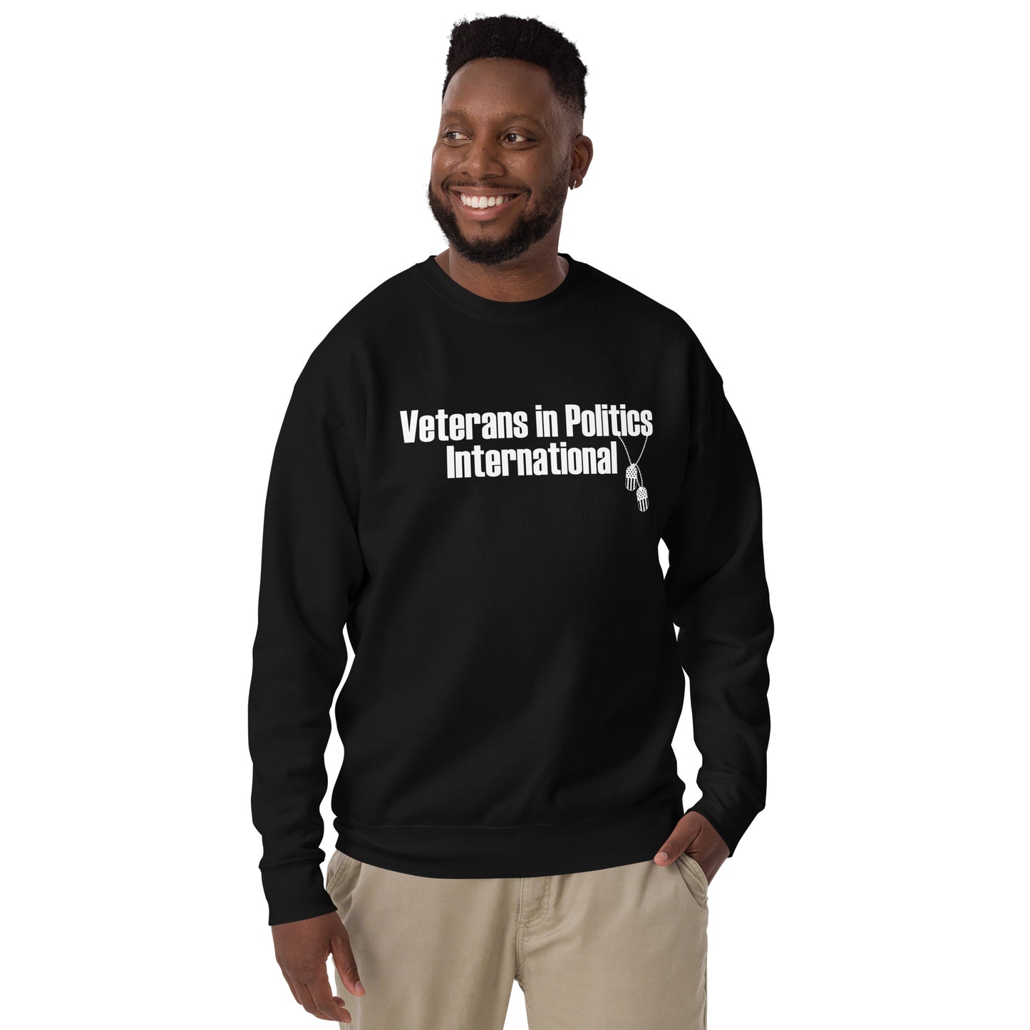 VIPI Unisex Premium Sweatshirt (White)