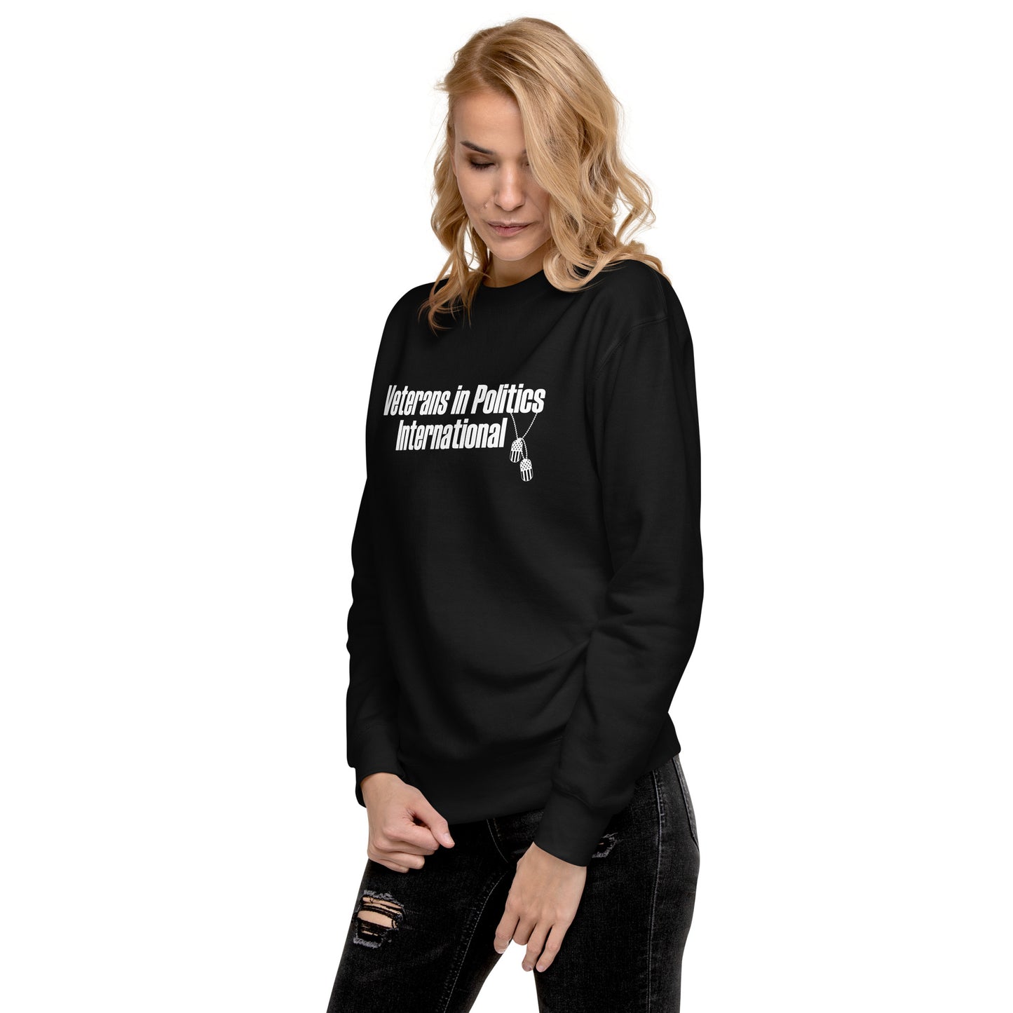 VIPI Unisex Premium Sweatshirt (White)