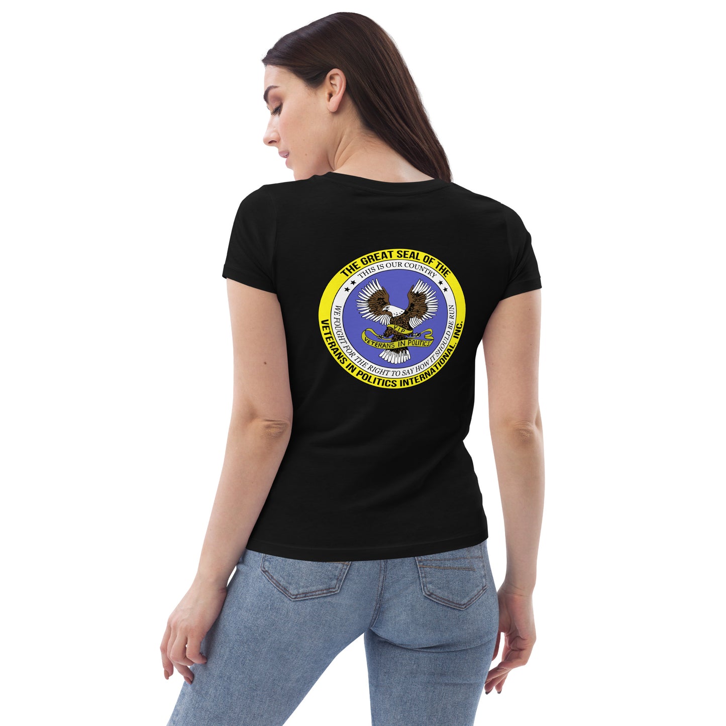 VIPI Women's fitted eco tee (White)