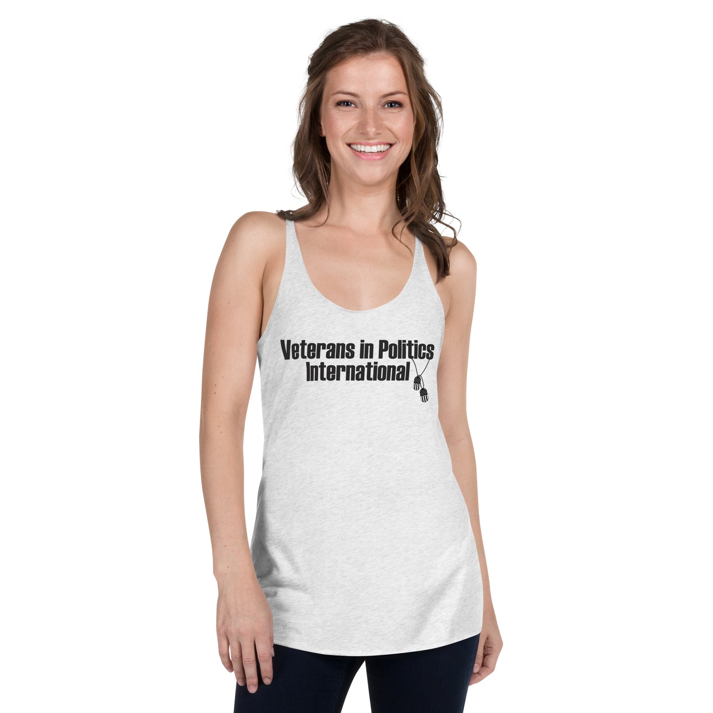 VIPI Women's Racerback Tank (Black)