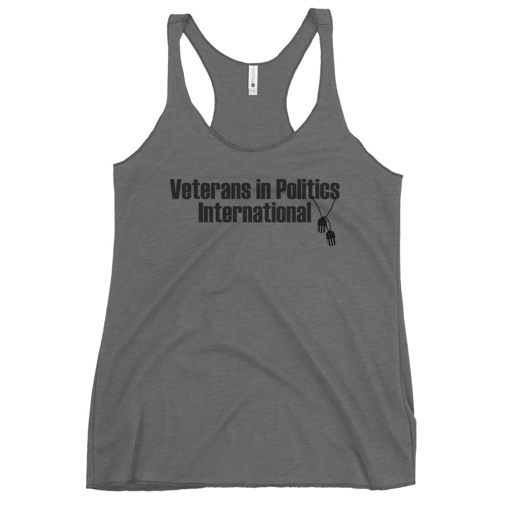VIPI Women's Racerback Tank (Black)