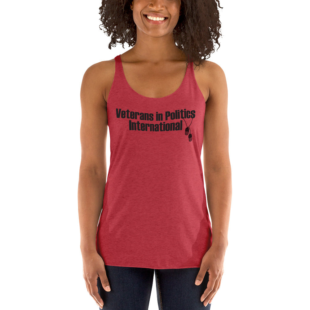 VIPI Women's Racerback Tank (Black)
