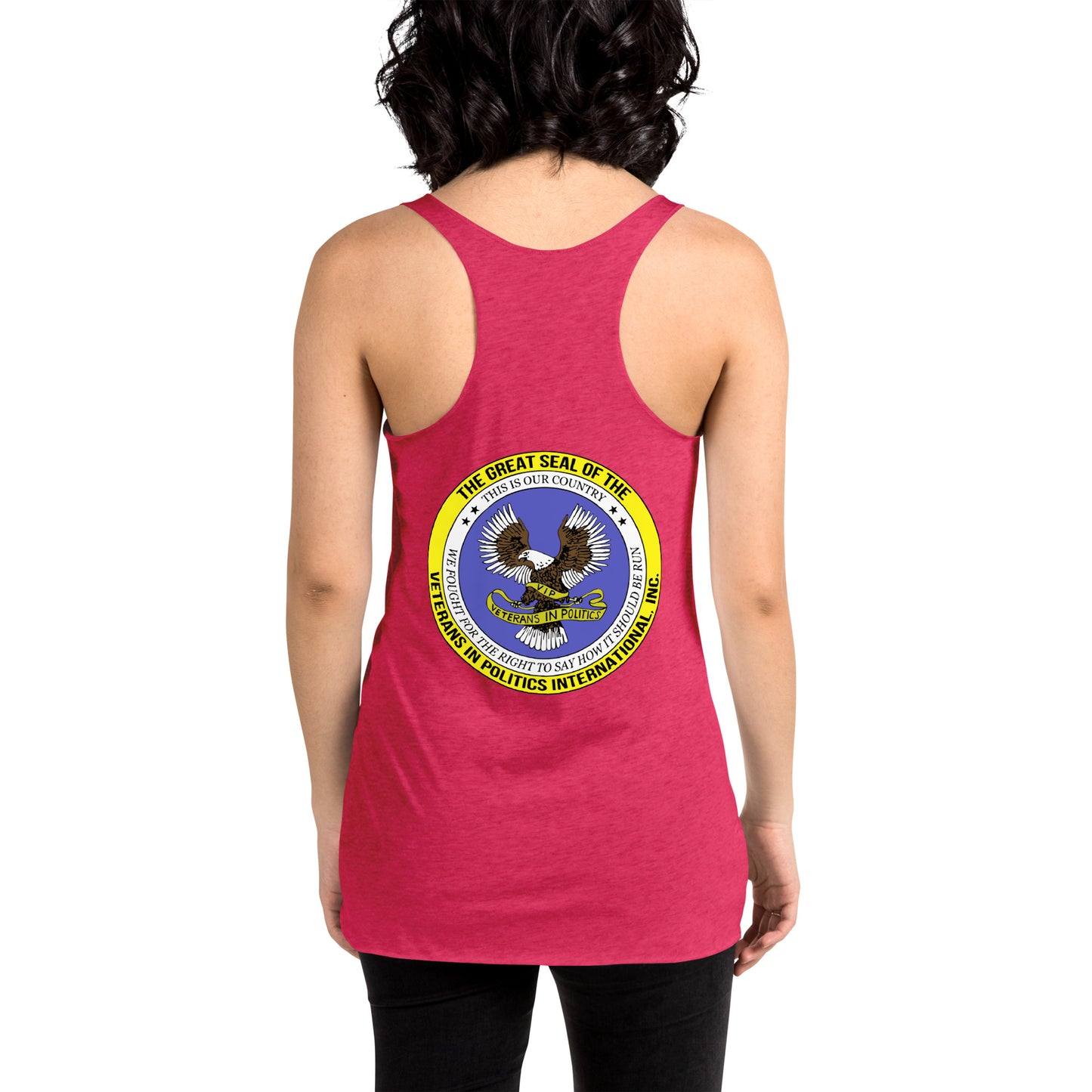 VIPI Women's Racerback Tank (Black)
