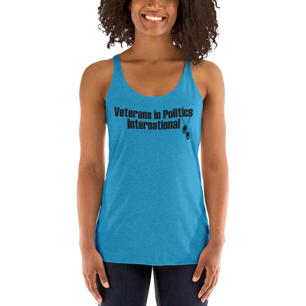 VIPI Women's Racerback Tank (Black)