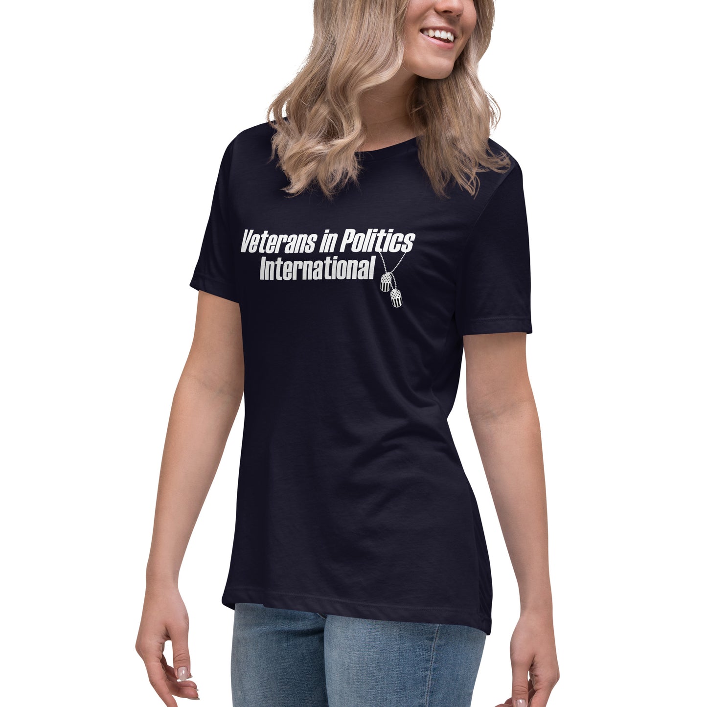 VIPI Women's Relaxed T-Shirt (White)